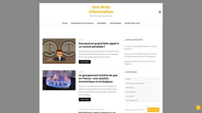 Axe-web.info : blog d’actualités en ligne