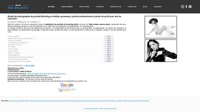 Bain de lumière photographe pour photo de profil
