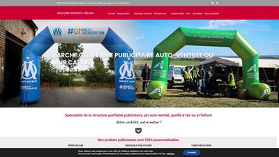 Ballon hélium publicitaire