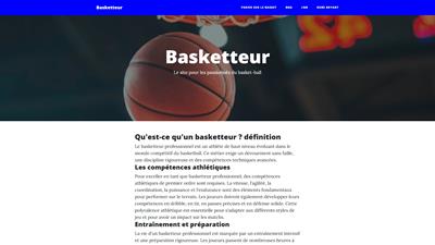 infos sur le basket