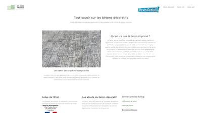 le béton imprime