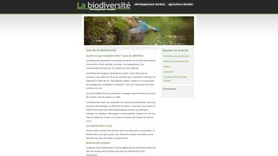 La biodiversité
