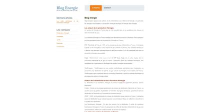 blog énergie