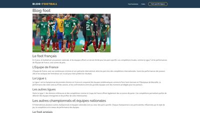 blog football
