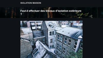 Isolation maison