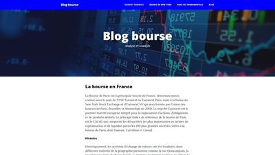 blog sur la bourse