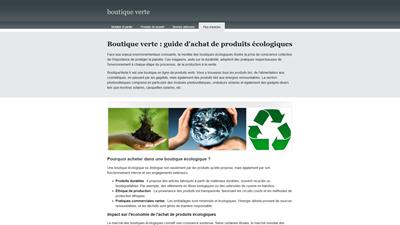 boutique verte