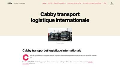 Le transport à l'international