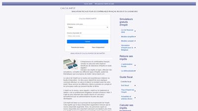 calculer impots