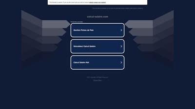 Calcul du salaire brut en net