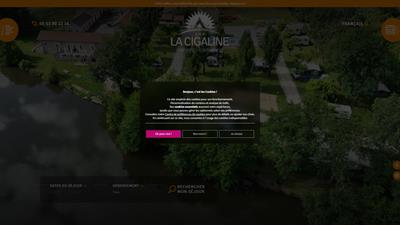 Camping la Cigaline en Perigord Blanc