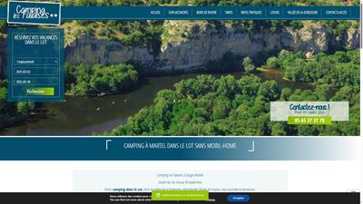 Camping Les Falaises : Camping dans le Lot 