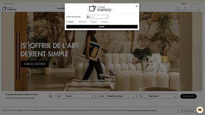 Galerie en ligne - Carré d'artistes