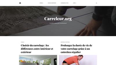Un blog sur le carrelage