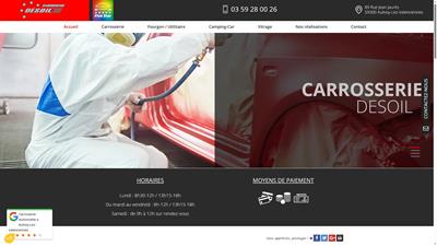 Centre de carrosserie auto à Valenciennes (59)