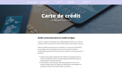 la carte de credit