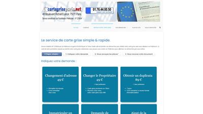 CARTE GRISE PARIS