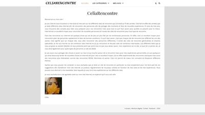 Accueil - Le blog de Celia sur les rencontres sur Internet