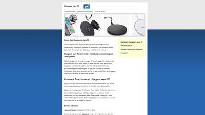 le chargeur sans fil