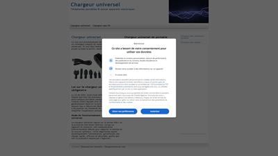 tout sur le chargeur universel