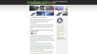 tout sur le chauffage solaire