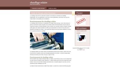 se chauffer grâce au solaire