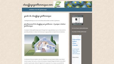 le chauffage geothermique