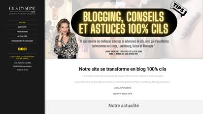 Pose d'extension de cils à Paris