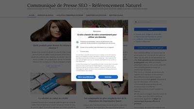 Communiqué de presse SEO