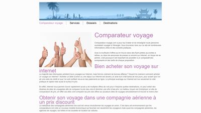 comparer les voyages