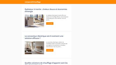 comparer les chauffages