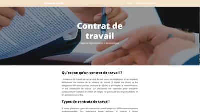 le contrat de travail