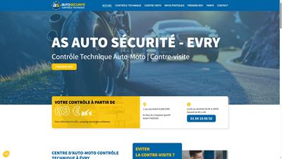 Contrôle technique avec As auto sécurité à Evry