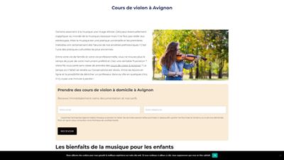 Cours de violon à Avignon