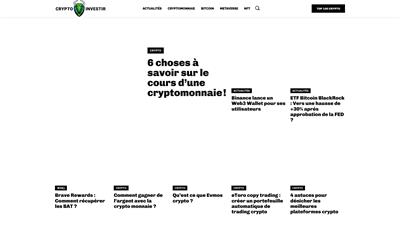 Guide d'investissement crypto