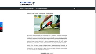 Décapeurs thermique