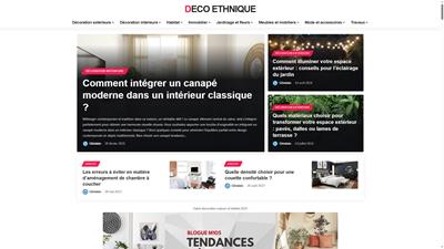 Le site deco-ethnique.com