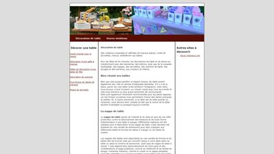 decoration de table