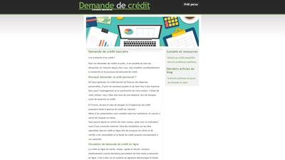 demande de credit
