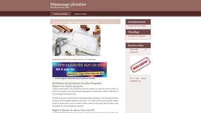 depannage plombier