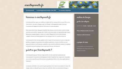 tout sur l'eco-citoyenneté