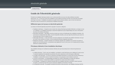 guide de l'electricite generale