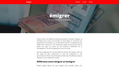 emigrer