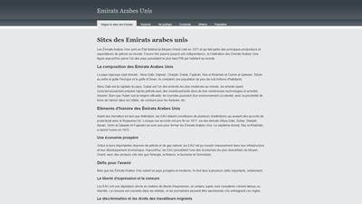 tout savoir sur les emirats arabes