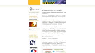 infos sur les energies renouvelables