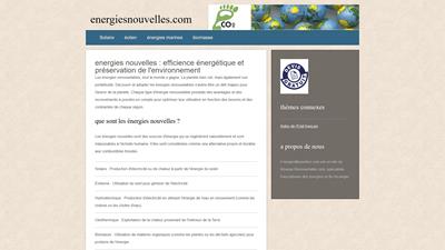 les energies nouvelles