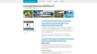 les energies renouvelables