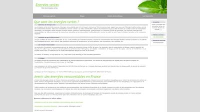 tout sur les energies vertes