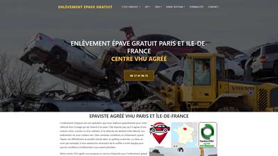 Enlèvement épave gratuit : Paris et Ile-de-France