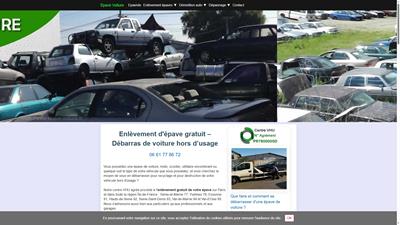 Enlèvement épave gratuit, épaviste Paris Île-de-France